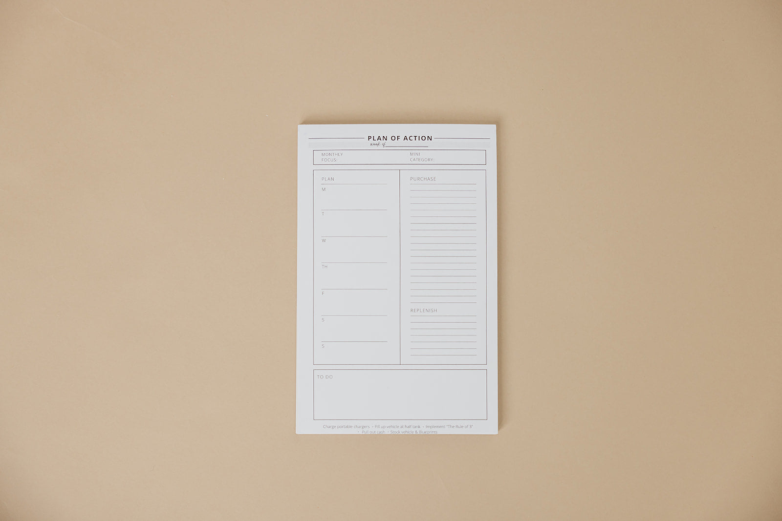 BP Basics Planner